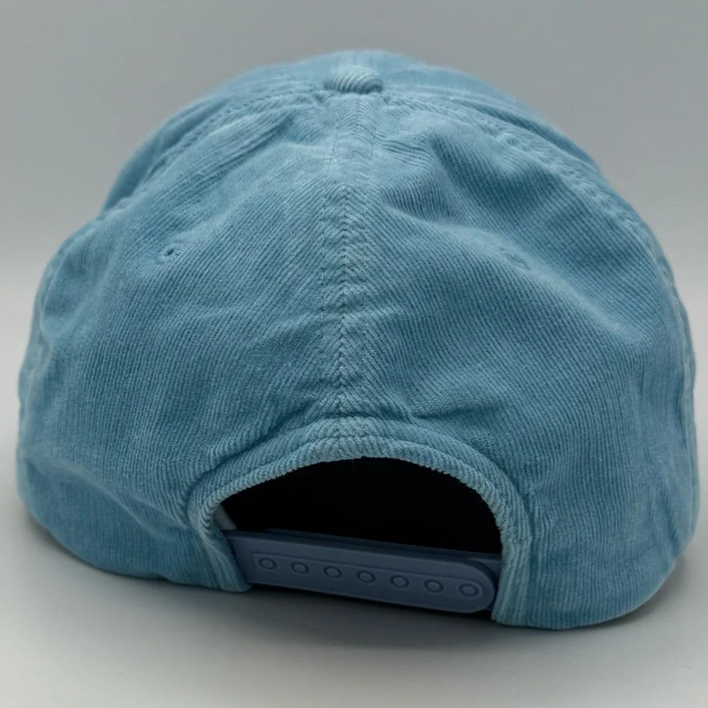 Waterman’s Bar & Grill (NC)You‎ Know Light Blue Corduroy Hat Cap Adjustable NWOT